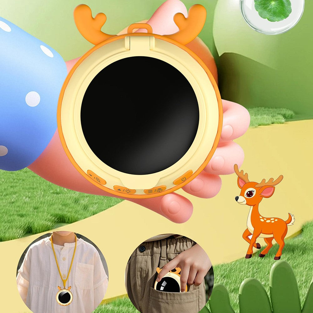 HM020F Microscope For Children 2.0 HD IPS Screen 7 LED Lights 100X Magnification Video Recorder