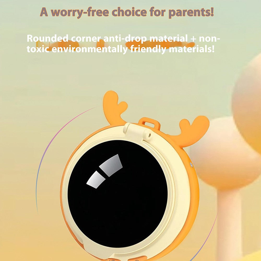 HM020F Microscope For Children 2.0 HD IPS Screen 7 LED Lights 100X Magnification Video Recorder