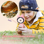 HM020B Kids Microscope 2.0 HD IPS Screen 100W Pixel 4X Zoom Handheld Digital Microscope