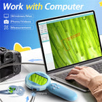 HM020C Digital Microscope for Kids 100x Magnification Handheld Educational Science Electronic Microscope