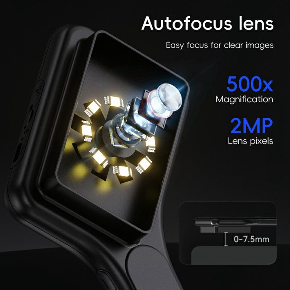 380 Portable Digital Microscope Handheld Electronic High Definition Magnifier for Children Science Experiments Auto Focus