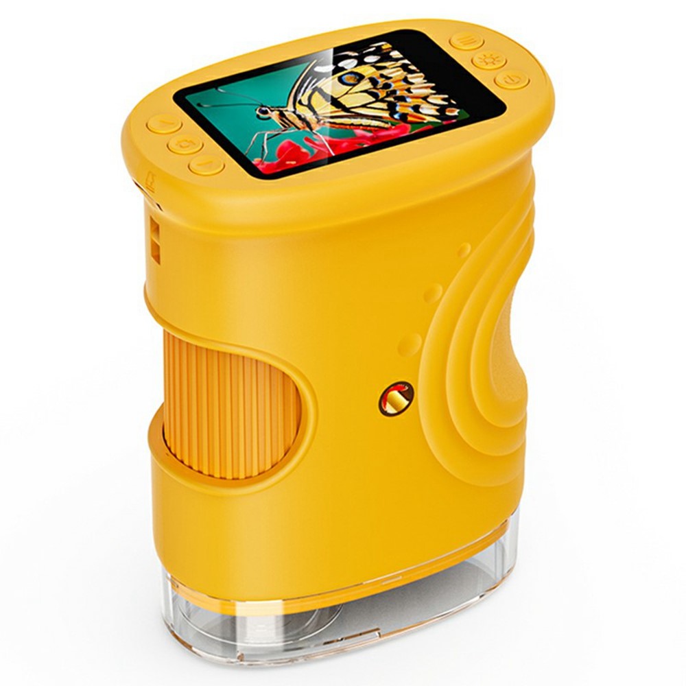 382 Portable Digital Microscope 2 Inch IPS Screen 1000X Handheld Electronic Microscope for Children