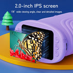 382 Portable Digital Microscope 2 Inch IPS Screen 1000X Handheld Electronic Microscope for Children