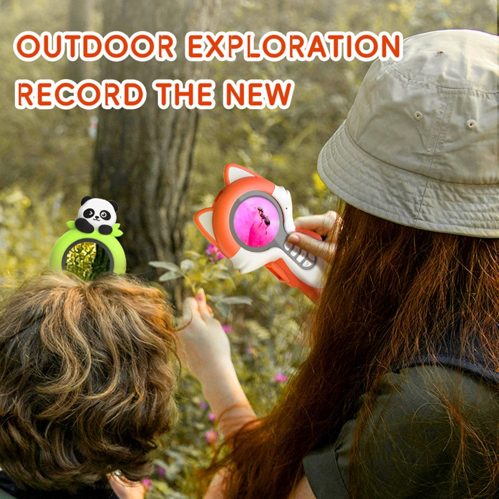 F10 Handheld Microscope for Kids Outdoor Waterproof Photo Video Recording Mini Camera