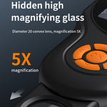 A11 2.4 inch IPS Display Handheld Digital Microscope 2MP Dual Camera Auto Focus Switch 500X Magnification Built-in Games