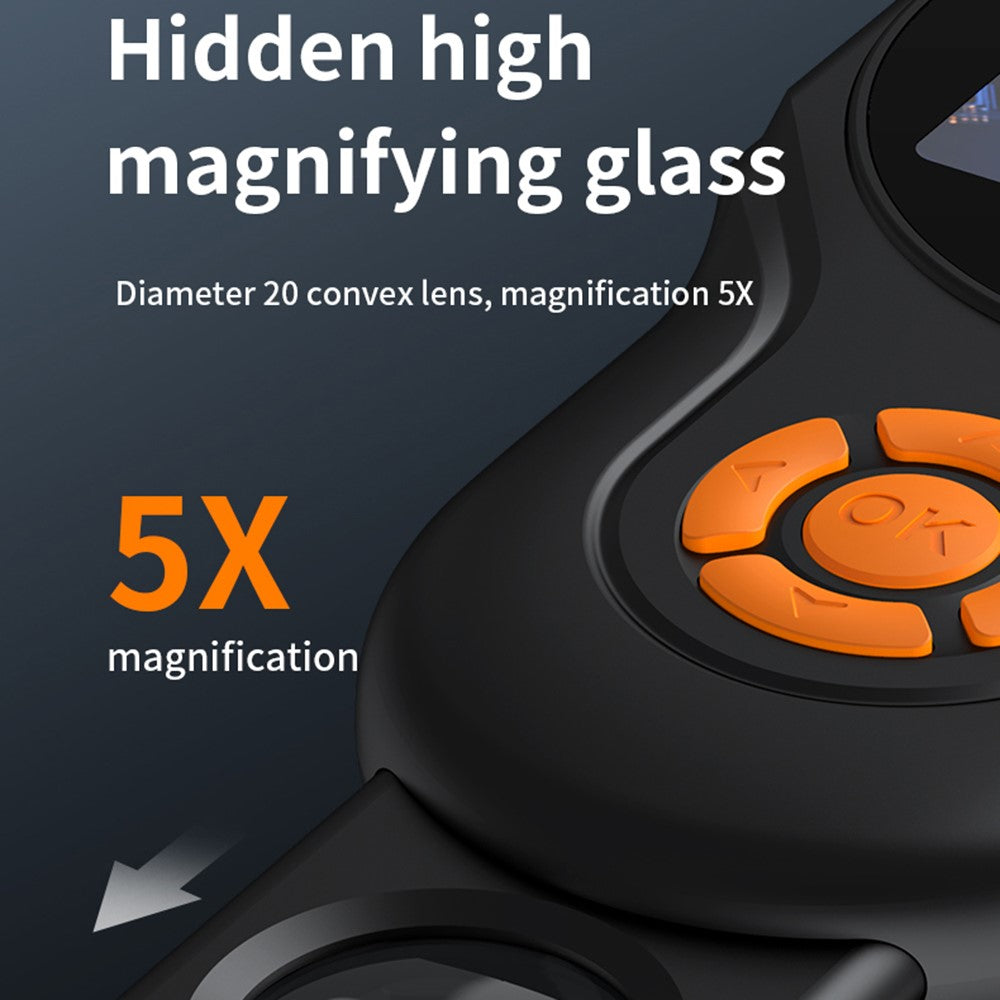 A11 2.4 inch IPS Display Handheld Digital Microscope 2MP Dual Camera Auto Focus Switch 500X Magnification Built-in Games