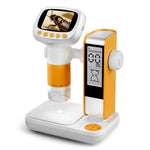 CM5 2 inch Screen Electronic Microscope 1000X HD Digital Microscope Height Adjustable with Alarm Clock and Photo Function
