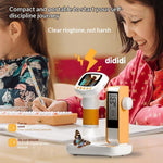 CM5 2 inch Screen Electronic Microscope 1000X HD Digital Microscope Height Adjustable with Alarm Clock and Photo Function