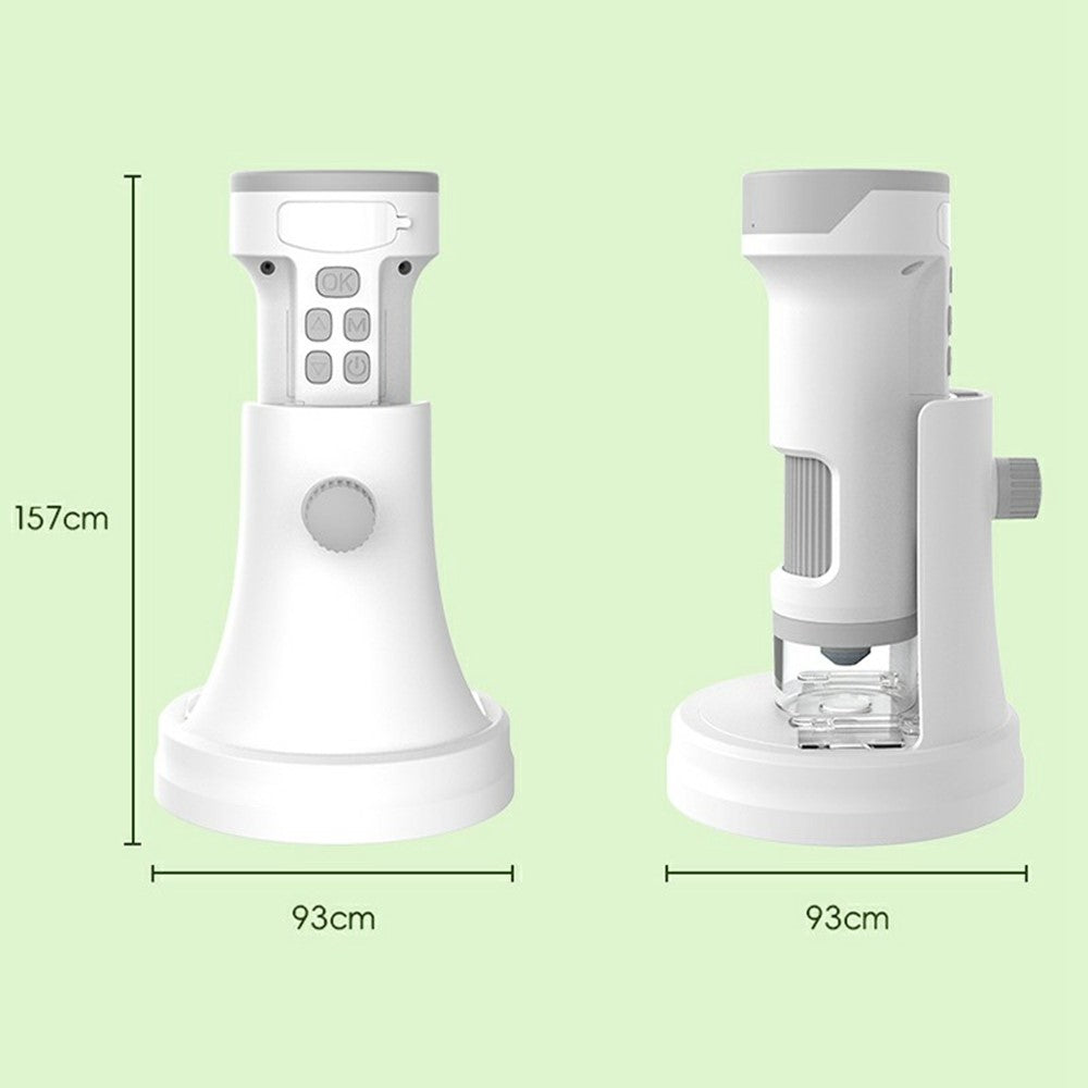 F9 4K Shooting Microscope Portable Electronic Microscope with Photo / Video Recording for Kids Students