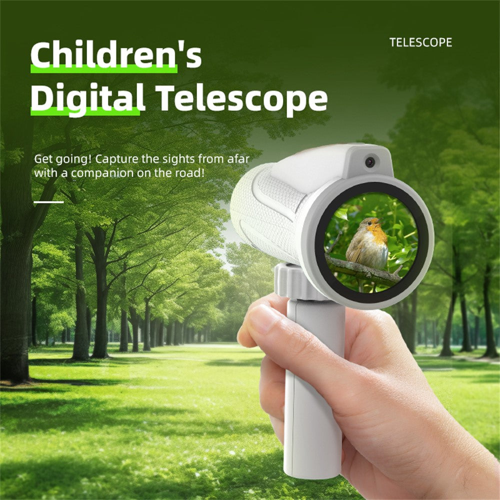 F3 HD Color Screen Handheld Microscope Electronic Digital Telescope Kids Gift with Dual Cameras and Photo  /  Video Recording