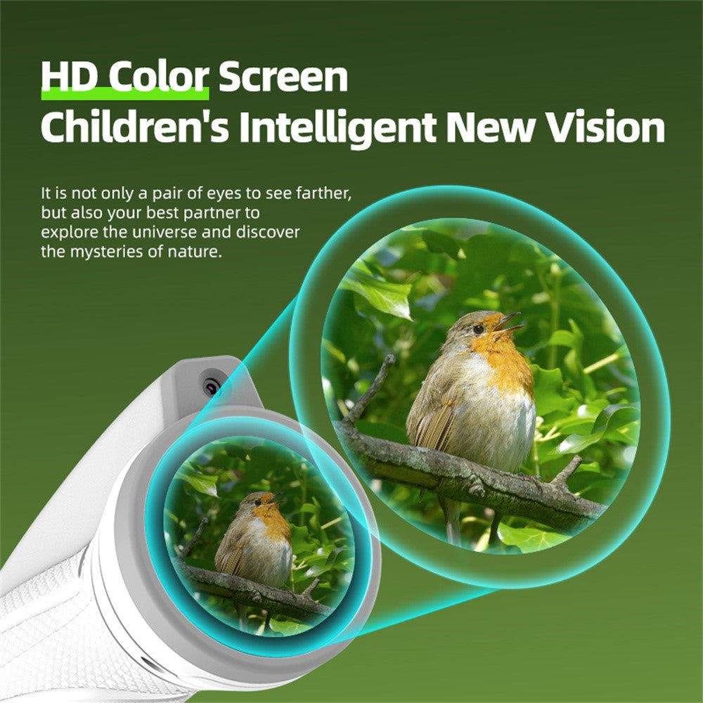 F3 HD Color Screen Handheld Microscope Electronic Digital Telescope Kids Gift with Dual Cameras and Photo  /  Video Recording
