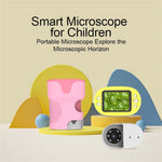 F2 Digital Microscope Handheld Electronic 2.0 Inch IPS Screen Magnifier for Kids