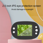 F2 Digital Microscope Handheld Electronic 2.0 Inch IPS Screen Magnifier for Kids