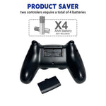 X2 Blue HD Gaming Console Trådløst TV-spilsystem til hjemmeunderholdning for to spillere, med 64 GB TF-kort