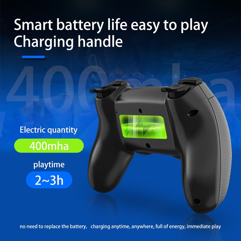 X2 Blue HD Gaming Console Trådløst TV-spilsystem til hjemmeunderholdning for to spillere, med 64 GB TF-kort