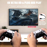 GD10 PRO X2 PLUS Retro Game Console 30000+ Games 4K HD Handheld Gaming System with Dual Controller, with 64GB TF Card
