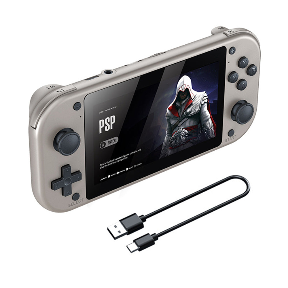 M17 4.3 Inch HD Screen Handheld Video Game Console 20000+ Games Portable Retro Gamepad, with 64GB TF Card