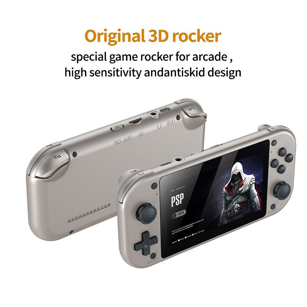 M17 4.3 Inch HD Screen Handheld Video Game Console 20000+ Games Portable Retro Gamepad, with 64GB TF Card
