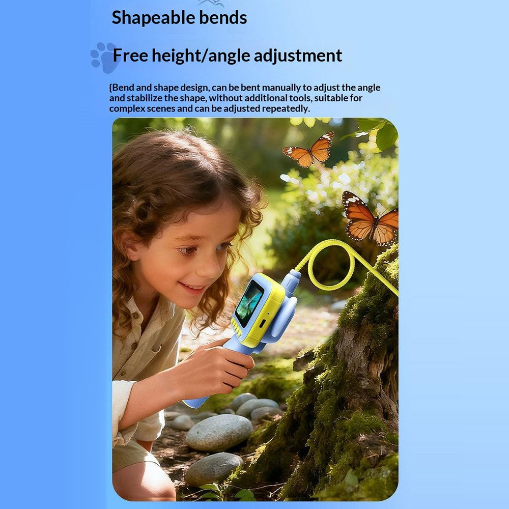 ES09 Kids Endoscope 2.4 Inch HD 200W Handheld Exploration Fun Children Microscope No Memory Card