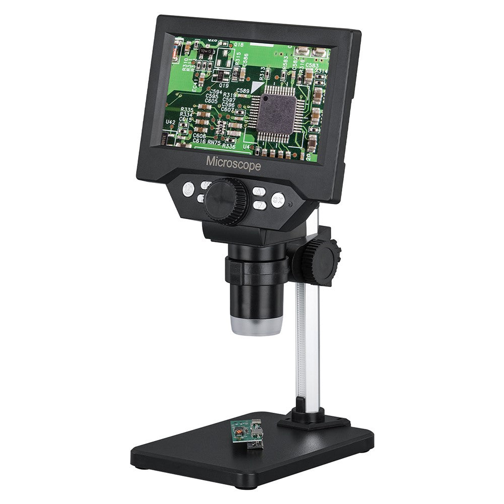 G5 1000X Magnification Zoom 5.5 Inch Digital Microscope 1080P 10 Megapixels HD Microscope