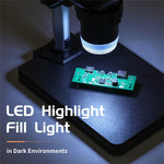 G5 1000X Magnification Zoom 5.5 Inch Digital Microscope 1080P 10 Megapixels HD Microscope