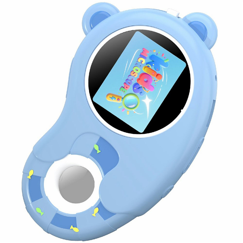 HM020H Kids Digital Microscope 2.0 Inch Screen 6 LED Lights Handheld Magnifier Educational Toy for STEM Learning
