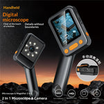 HM028B 2.8in Digital Microscope 8 LED Adjustable Camera Video Handheld Magnifier for Kids Electronic Repair
