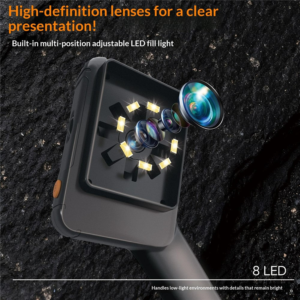 HM028B 2.8in Digital Microscope 8 LED Adjustable Camera Video Handheld Magnifier for Kids Electronic Repair