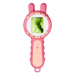 V37 Kids Digital Magnifying Glass 2" IPS HD Screen 200X Zoom 16 LED Lights Magnifiers for Science Educational Toy