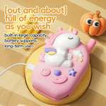 M9 2Pcs / Set Kids Walkie Talkies Cartoon Unicorn Intercom Toy HD Call 1KM Range for Children Gift