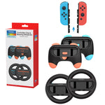 DOBE FOMIS ELECTRONICS TNS-5110S Steering Wheel and Grip Handles Set for Nintendo Switch / Switch 2 Controller Protective Case