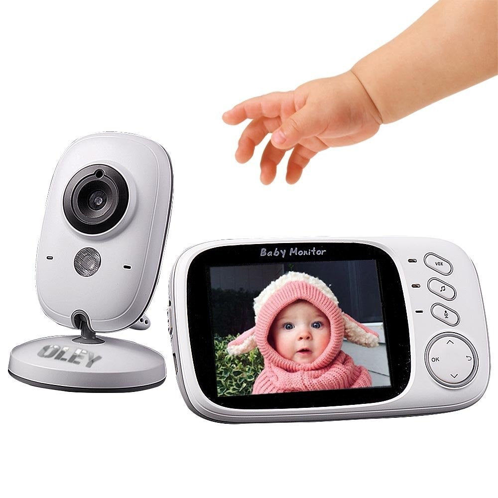 VB603 3.2-inch LCD Screen Wireless Digital Video Baby Monitor Night Vision Two-Way Talk Security Camera with Lullabies