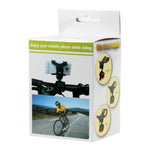 360 Degree Rotating Bicycle Phone Holder Clamp for Mobile Phone PDS GPS MP4