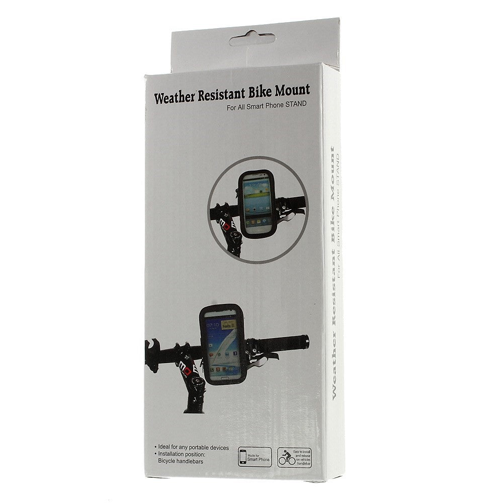 Bicycle Motorcycle Handle Bar Mount with Water Resistant Case for 5.5-6.3 inch Smartphone, Size: 17 x 9cm