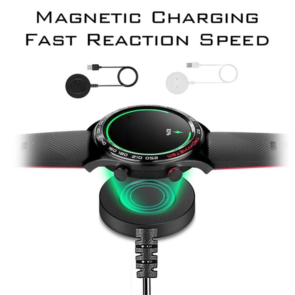 Til Huawei Watch GT / GT 2 / GT 2e / Watch Magic opladerdock Smartwatch 1m integreret magnetisk opladerbase