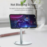 Aluminum Alloy Office Desktop Mobile Phone Bracket (Non-retractable)