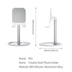 Aluminum Alloy Office Desktop Mobile Phone Bracket (Non-retractable)