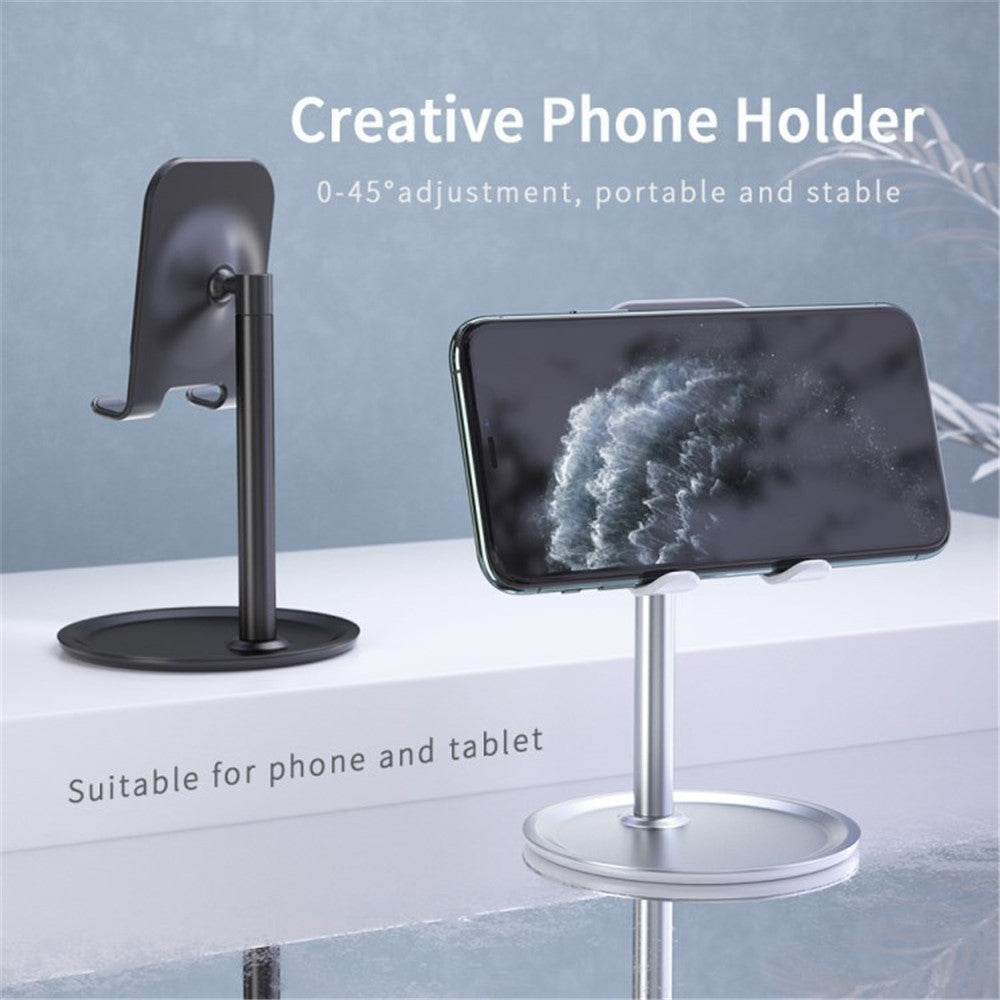 Aluminum Alloy Office Desktop Mobile Phone Bracket (Non-retractable)
