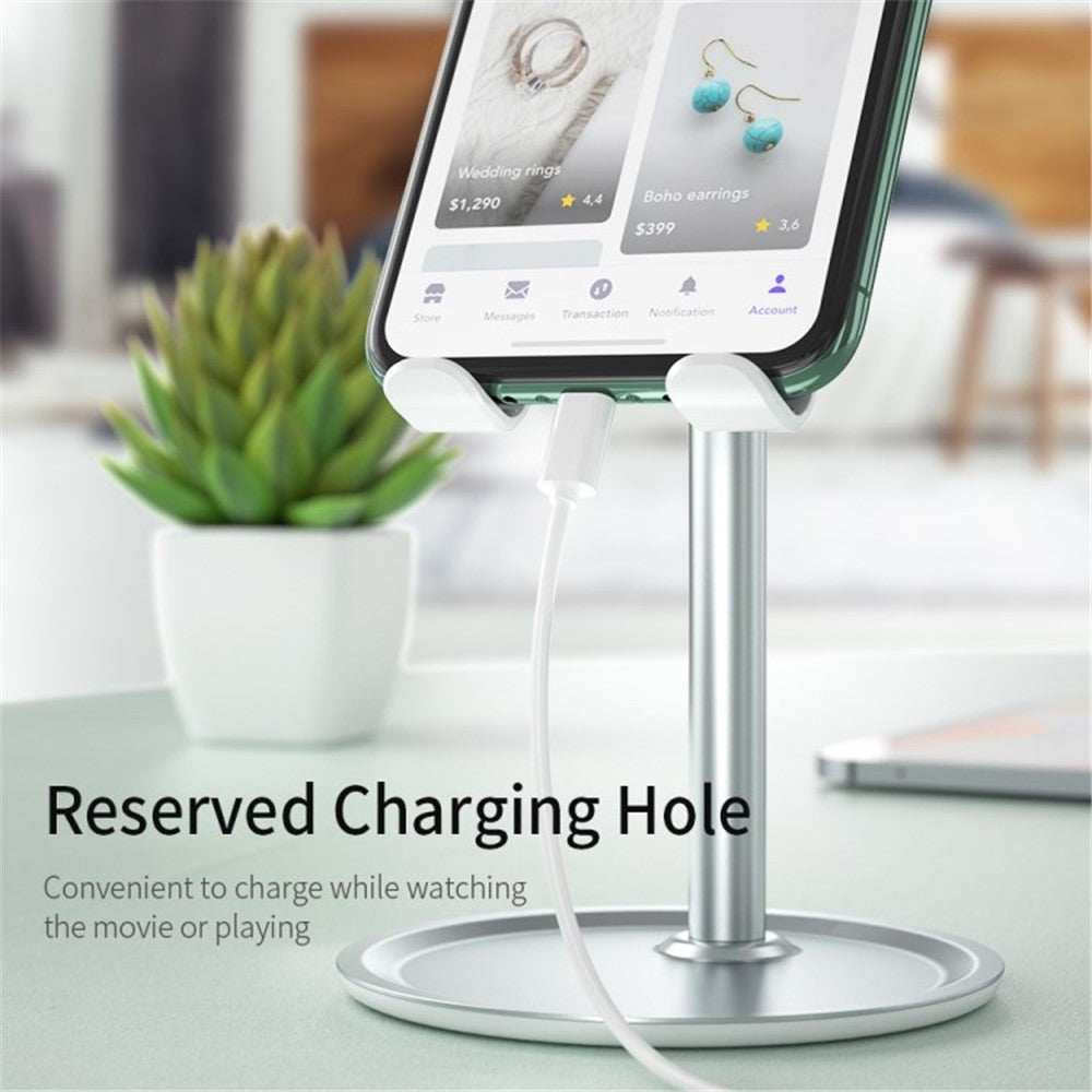 Aluminum Alloy Office Desktop Mobile Phone Bracket (Non-retractable)
