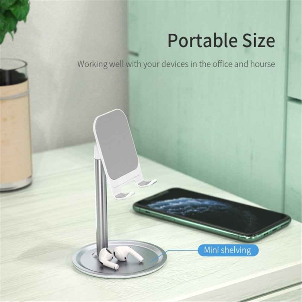 Aluminum Alloy Office Desktop Mobile Phone Bracket (Non-retractable)
