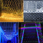 Mesh Lights 880 LED 6m x 4m IP65 Waterproof Net Lights with 8 Modes for Christmas New Year