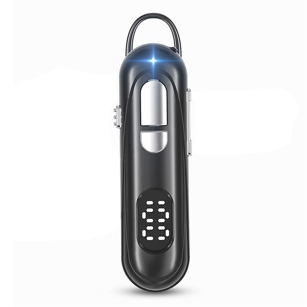 LCD-display Bluetooth-kompatibelt ørestykke med mikrofon trådløse øretelefoner med 30 timers støjdæmpende bilheadset