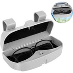 Car Sun Visor Glasses Box Universal Car Sunglasses Holder Case