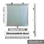 Retractable Car Sun Shade Laser Cut Side Window Sunshade for Vehicle / Home Use Mesh Sunblock