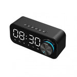 Digital Alarm Clock TF Card Music Player Bluetooth-compatible 5.0 Speaker Electronic LED Screen Clock