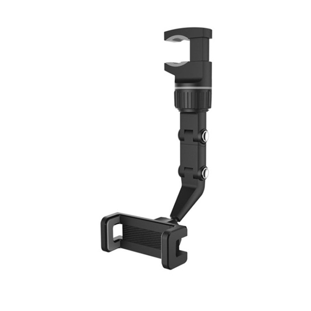Car Phone Mount Multifunctional Rearview Mirror Phone Holder for Video Making Live Streaming
