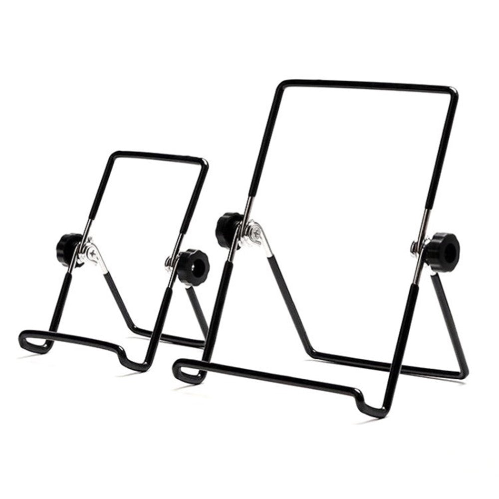 Portable Desktop Stand for 5-8 inch Cell Phone Folding Holder Metal Tablet Bracket