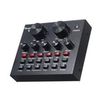 V8 Bluetooth-compatible Live-Streaming Sound Card for Studio Recording / Broadcasting Audio Equipment