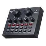 V8 Bluetooth-compatible Live-Streaming Sound Card for Studio Recording / Broadcasting Audio Equipment