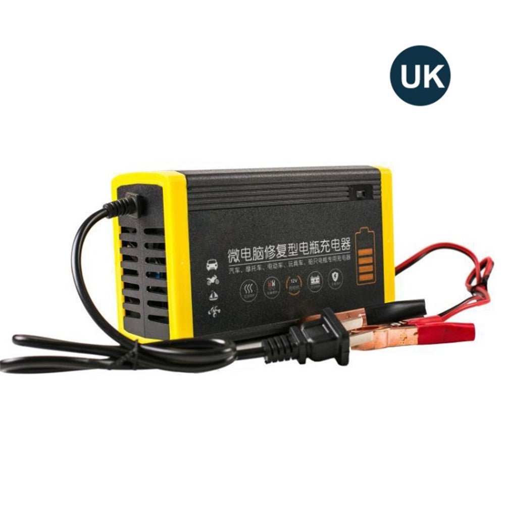12V / 6A bilmotorcykel batteriadapteroplader